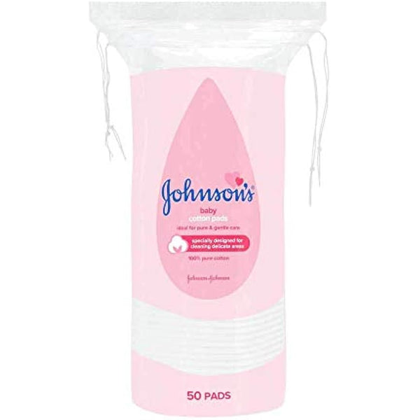 Johnson's Baby - Cotton Pads 50Pack, Pack Of 3