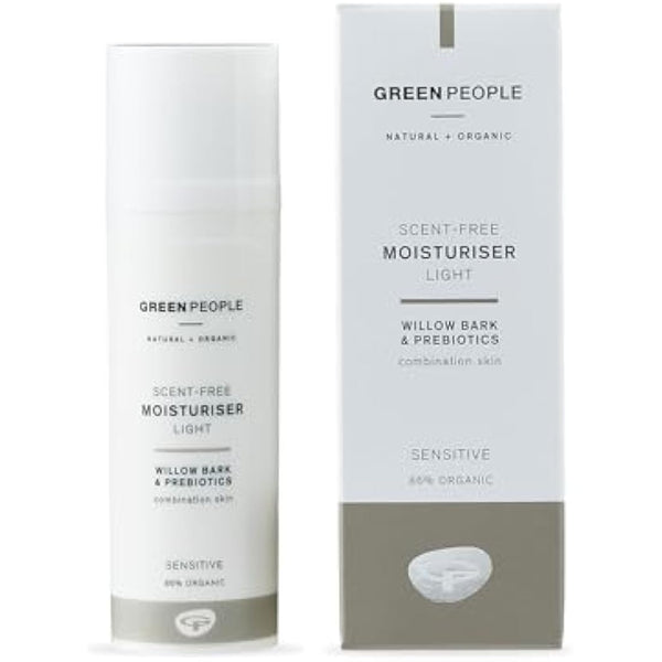 Green People Scent Free Light Moisturiser - Suitable for Sensitive Skin - Organic, Cruelty Free & Vegan, 50ml