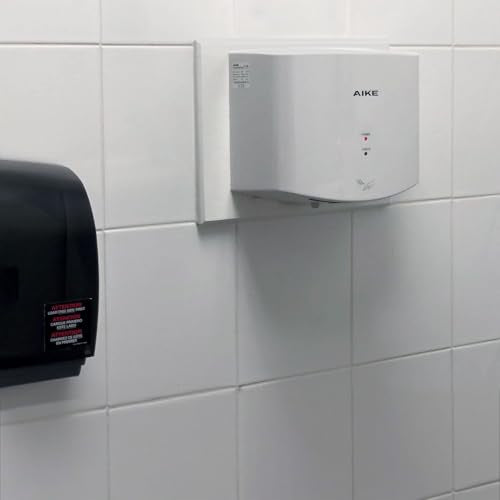 AIKE Hand Dryer 10 Seconds to Dry, High Speed Energy Saving Electric Hand Dryer Automatic, Commercial Hand Dryer for Kitchen, Bathroom and Toilet AK2630S 220v 1400W White