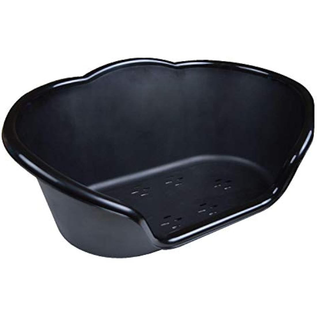 YoL Heavy duty plastic waterproof small pet dog cat puppy bed basket black