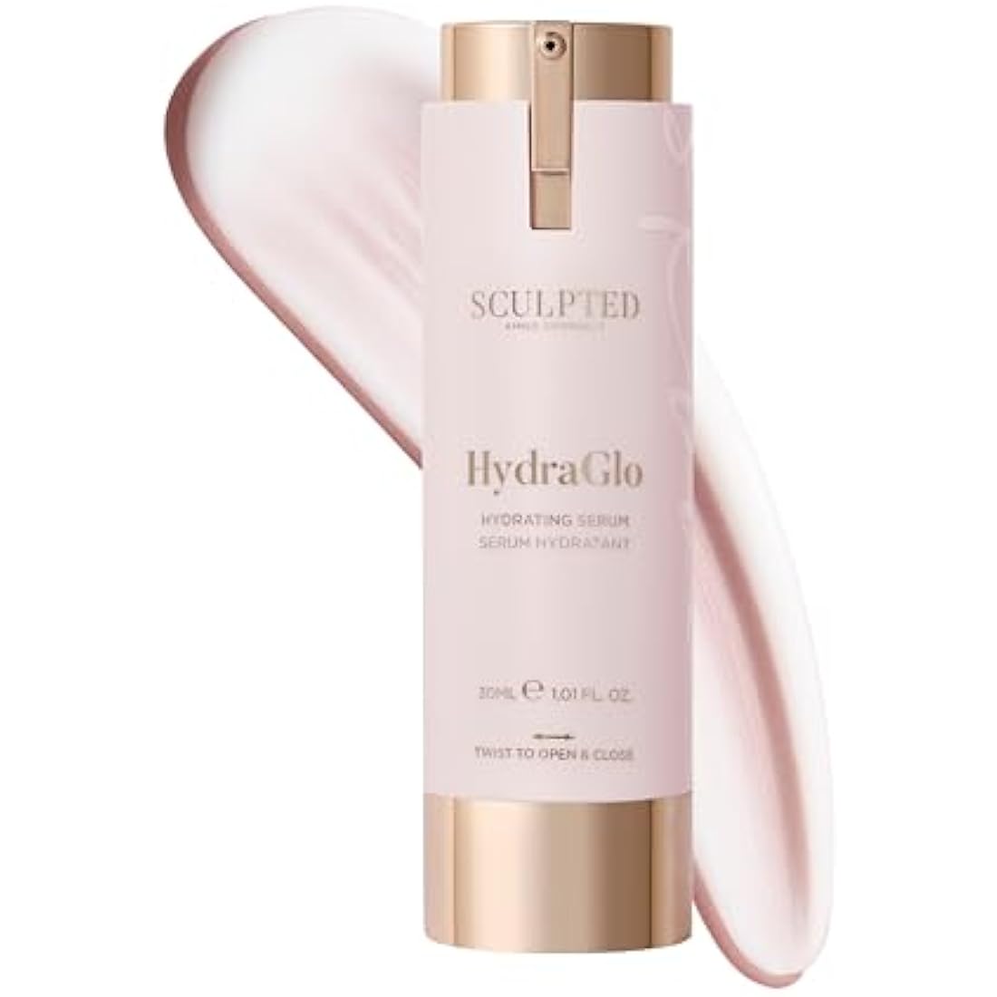 HydraGlo Serum from Sculpted by Aimee 30ml - Vegan, Cruelty-Free Hydrating Face Serum for Soft, Glowing Skin