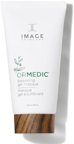 IMAGE Skincare, ORMEDIC Balancing Gel Masque, Helps to Refresh Dry, Tired-Looking Facial Skin, Made with Organic Aloe Vera and Botanical Extracts, 2oz