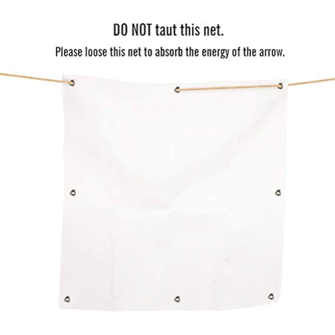 Aoneky 2mm Archery Target BackStop Netting 5x5ft/ 5x6ft/ 5x10ft - Heavy Duty Archery Target Backstop Net