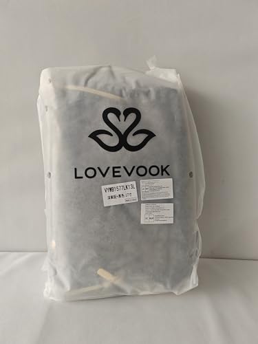 LOVEVOOK Laptop Backpack Women 15.6 inch, Work Bags for Womens, School Computer Bag with USB Port for Business College Travel, Rucksack for Teacher Nurse,BeigeGrey