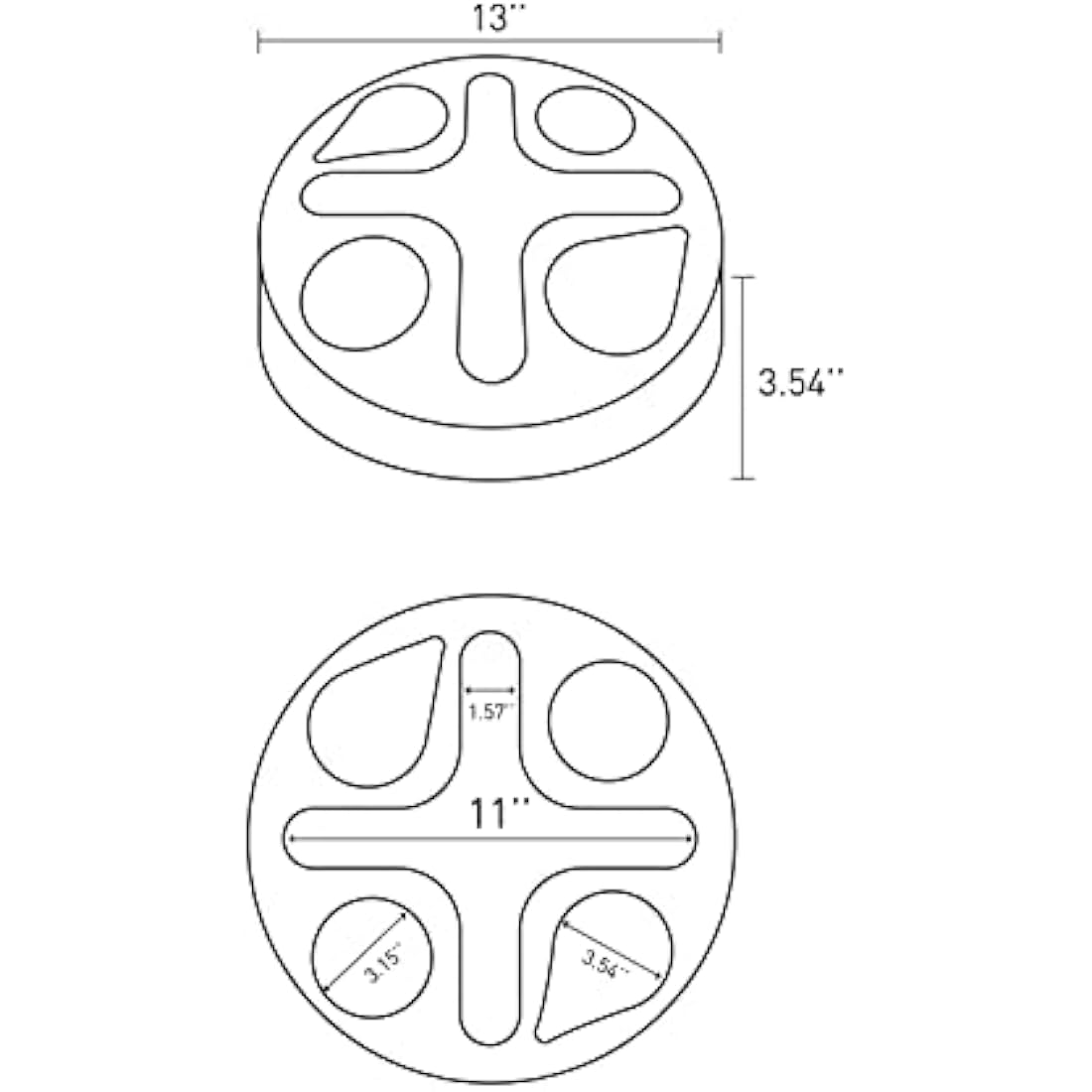 Forzaddik Couch and Bed Cup Holder Pillow, Sofa Organizer Caddy for Drinks, Remotes, Phones, Snacks (Gray)