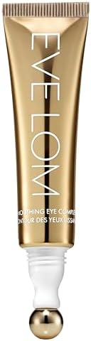 EVE LOM Time Retreat Smoothing Eye Complex with Retinol, Vitamin C & Hyaluronic Acid - Reduces Fine Lines, Improves Tone & Boosts Luminosity - Cold-Tip Applicator for Puffiness (15 ml)