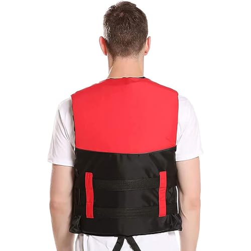 Swim Jacket - Paddle Board Life Jacket for Adult Adjustable Buoyancy Aids Swim Safety Snorkeling Vest for Kayaking Floatation Device Surfing Outdoor WaterSports(Blue,XL)