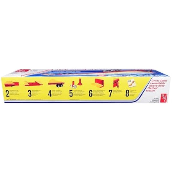 AMT 1: 25 Great Dane Extendable Hd Flat Bed Trailer