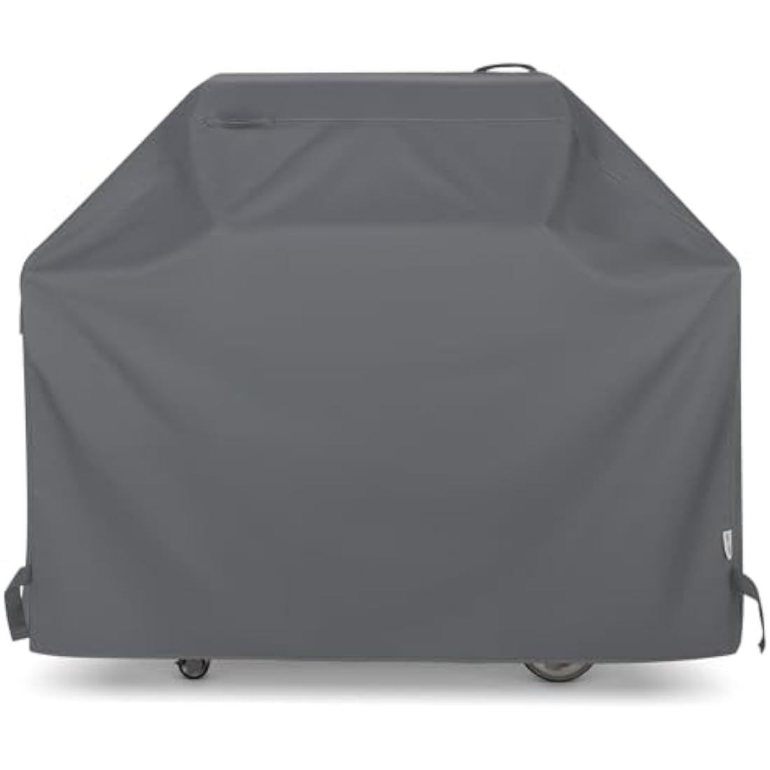 Unicook BBQ Cover, Heavy Duty Waterproof Outdoor Barbecue Gas Grill Cover, Resistant Oxford Fabric, Compatible for Weber Char-Broil Outback Barbecues and More, 152 x 58 x 107 cm/60 inch Length, Grey