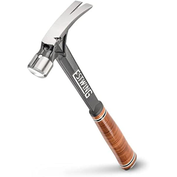 Estwing E15S 15oz Ultra Framing Hammer, Smooth Face, Leather Grip