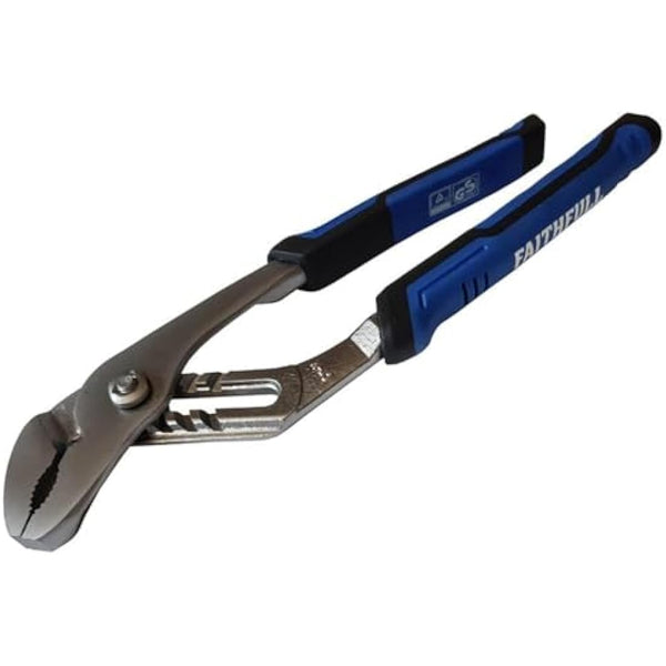 Faithfull FAIPLWP10N Soft Grip Water Pump Pliers 250mm - 44mm Capacity