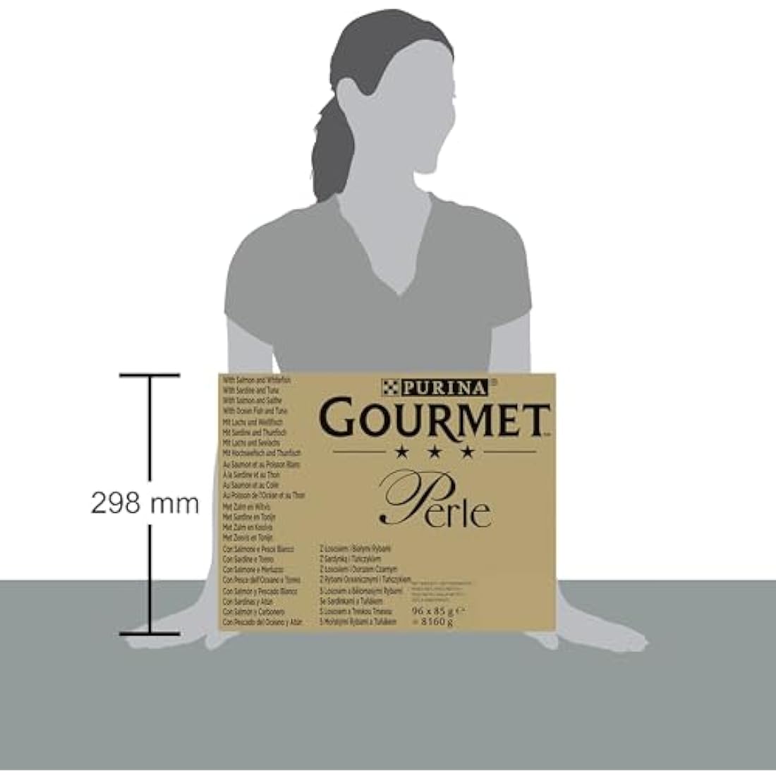 Gourmet Perle Seaside Duo In Gravy Wet Cat Food 96X85g