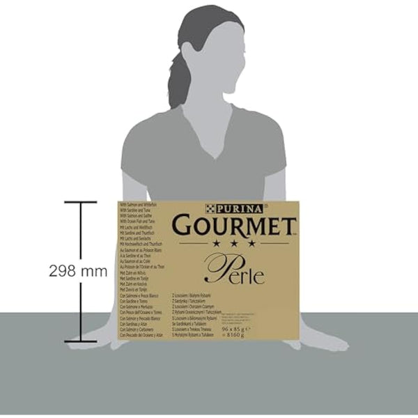 Gourmet Perle Seaside Duo In Gravy Wet Cat Food 96X85g