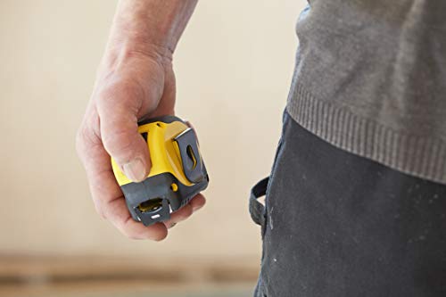 STANLEY Tape Measure Blade Armor 8 M Metric Shock Resistant with Mylar Coating and Cushion Grip 0-33-728