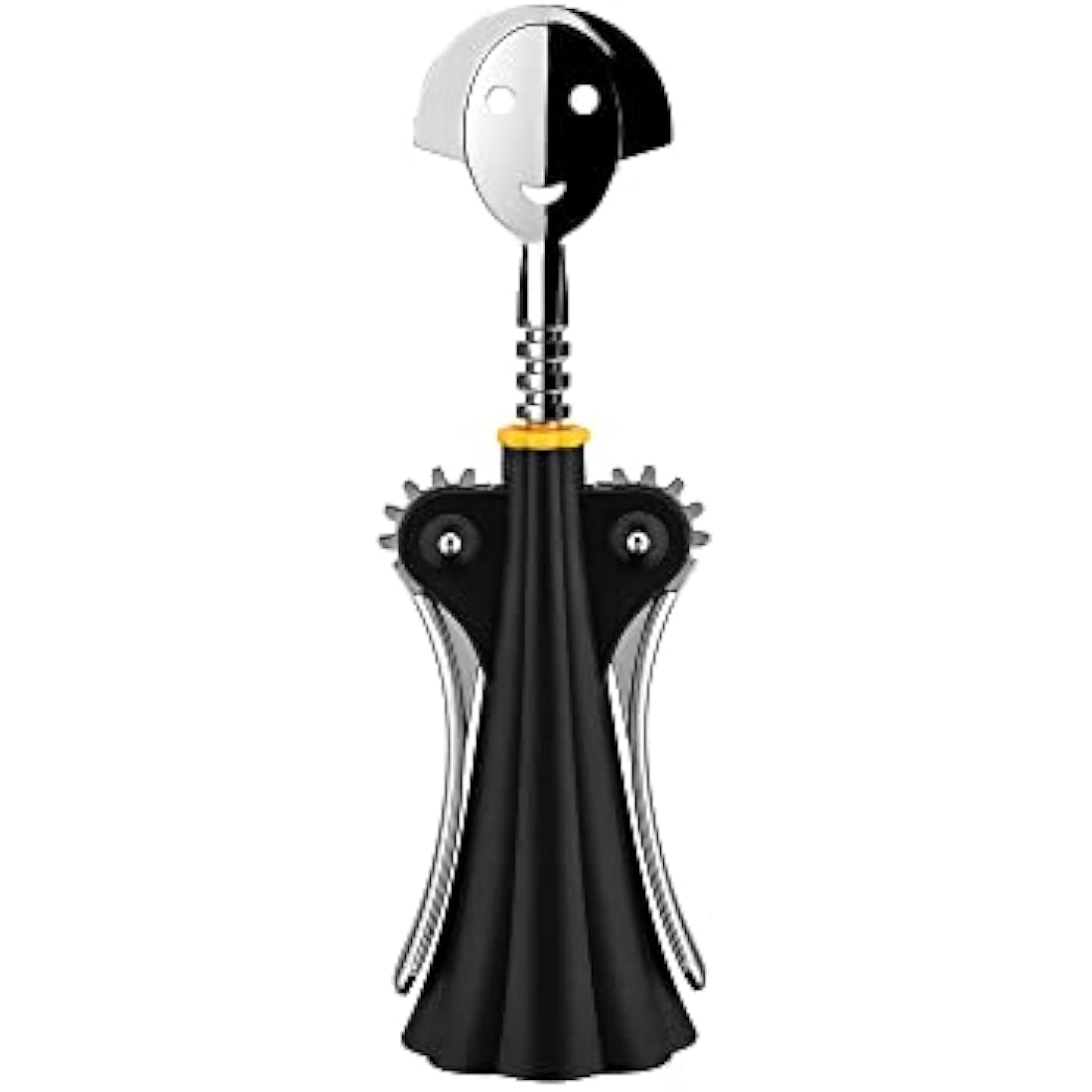 Alessi A di Alessi | AAM01B Anna G. Design Corkscrew, Resin and Chrome Zamak, Black