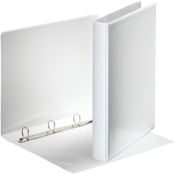 Esselte Essentials Presentation Binder, PP, 2 cm Ring Diameter, 49701 - A4, White