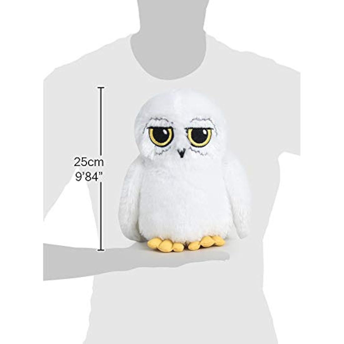 Famosa Softies Harry Potter - Plush 9'84"/25cm Hedwig, Harry's white owl Super soft quality