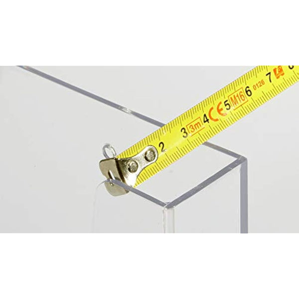 Europel Wall Mounted Brochure Holder | for A4 Size | Crystal Clear Acrylic Literature Stand & Dispenser | Booklet, Flyer & Menu Display & Dispenser for Office, Restaurants & Reception | Portrait