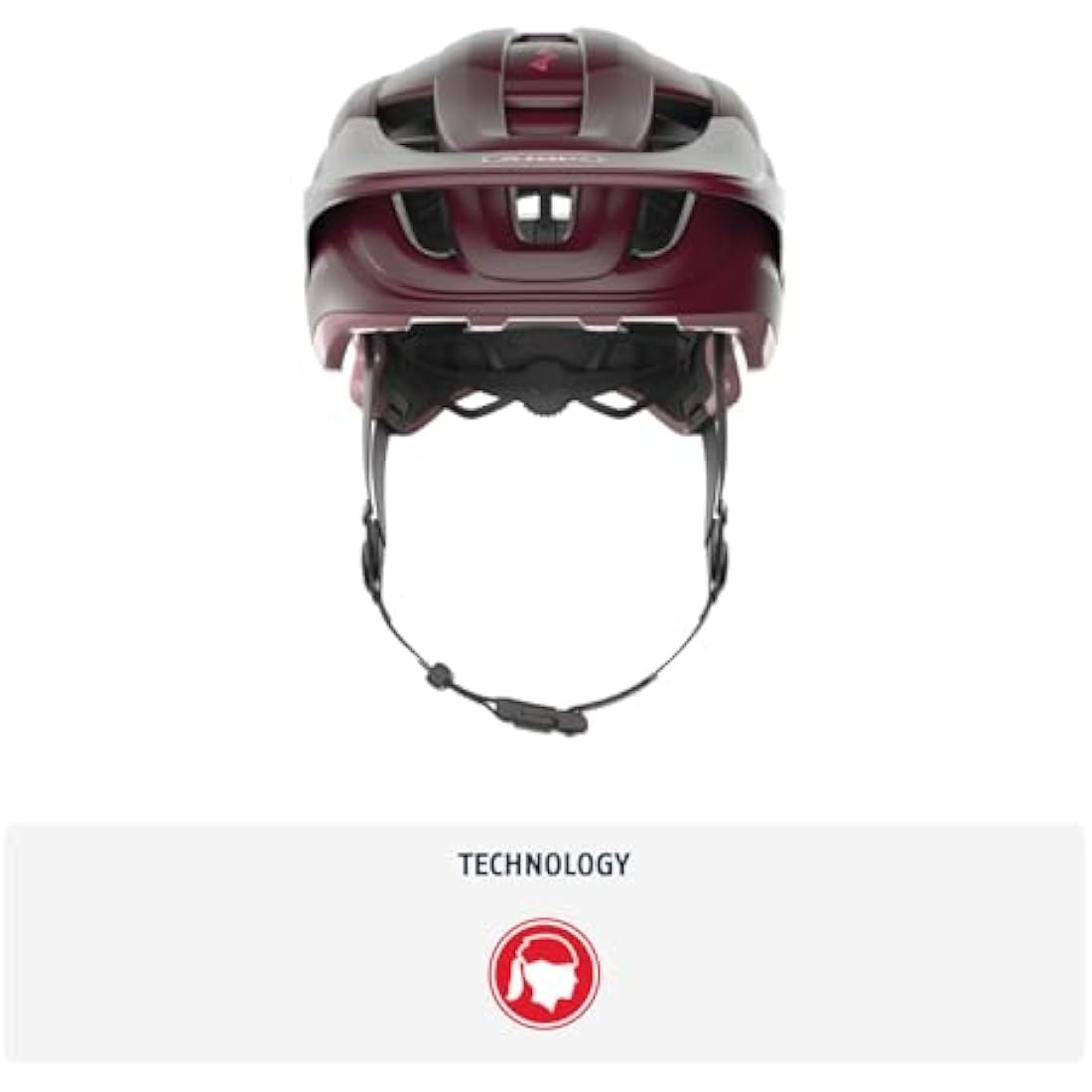 ABUS CliffHanger MTB helmet - bike helmet for demanding trails - with large ventilation openings & TriVider strap system - for men and women