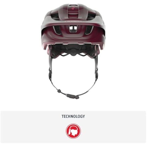 ABUS CliffHanger MTB helmet - bike helmet for demanding trails - with large ventilation openings & TriVider strap system - for men and women