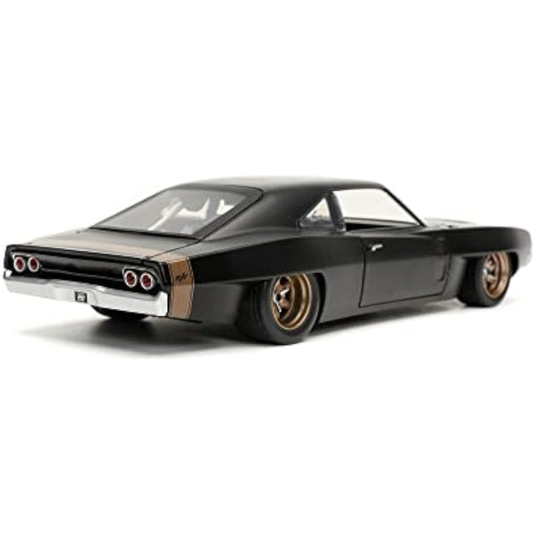 Jada Toys 253203075 Fast & Furious 1968 Dodge Charger 1:24 Die-Cast Car Known From The Movies, Muscle Car