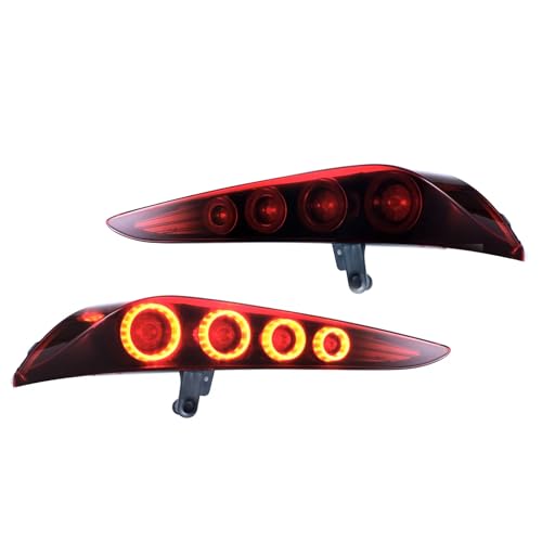 VLAND Rear Lights Compatible For GR Supra A90 A91 J29 5th Gen 2019-2023 Tail Lights with Sequential Turn Signal,Plug-and-play(Smoked)