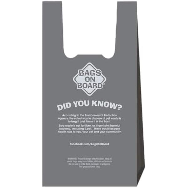 Bags on Board Hand Armour Extra Thick Dog Poo Bags with Leak Proof Protection, 100 Bags