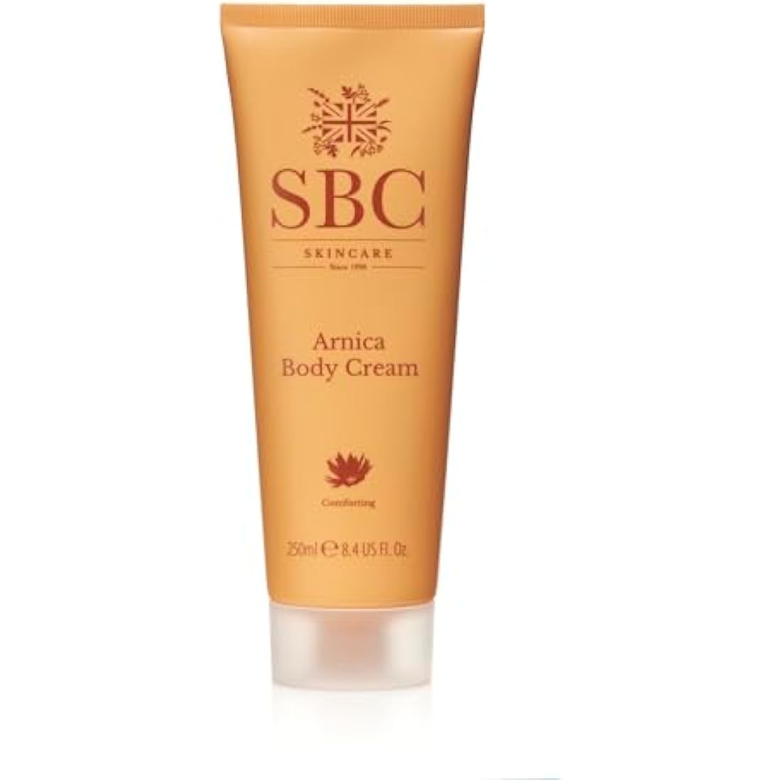 SBC Skincare Arnica Body Cream 250ml, Muscle Tension Relief & Deep Moisturisation, With Shea Butter, Sweet Almond Oil & Vitamin E, Aromatic Spa-Like Scent with Essential Oils