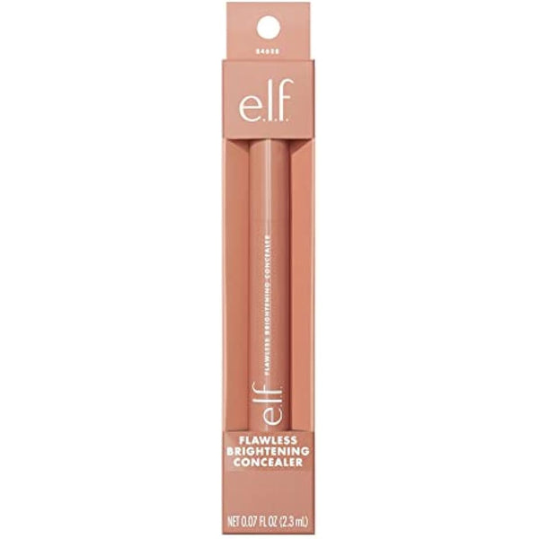 e.l.f. Flawless Brightening Concealer, Illuminating & Highlighting Face Makeup, Conceals Dark Under Eye Circles, Tan 45 N, 0.07 Fl Oz