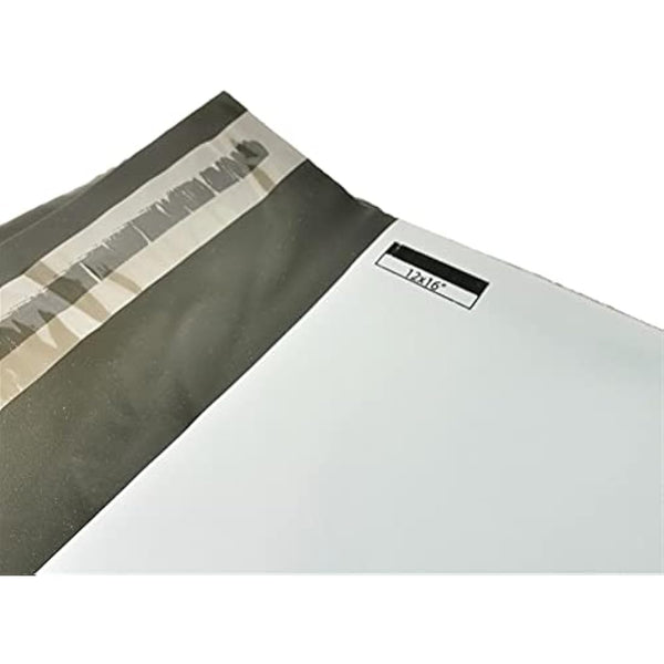 100 x Grey Mailing Bags Strong Self Seal Postage Bags - 12 x 16 (305 x 405 mm) – 100% Waterproof Recyclable Made of Polythene Durable Parcel Shipping Bags