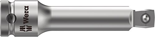 Wera 05004051001 8100 SB 11 Zyklop Metal Ratchet Set with switch lever, 3/8" drive, imperial, 29 pieces, Silver