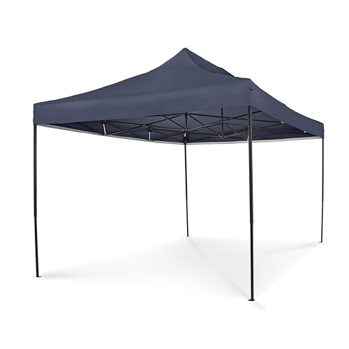 All Seasons Gazebos 3x4.5 Fully Waterproof Pop up Gazebo With Accessories - Metallic Grey