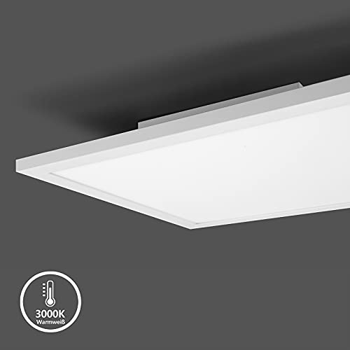 IMPTS LED Ceiling Light Panel Dimmable 30 x 60 cm, 30 W Ultra Flat Ceiling Panel Lamp, Indirect Ceiling Lighting, Colour Temperature Adjustable with