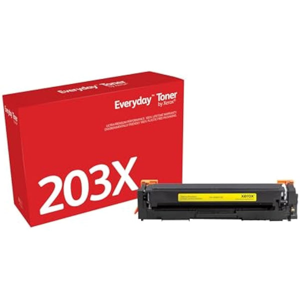 Everyday by Xerox Yellow Toner compatible with HP 203X (CF542X), High Capacity