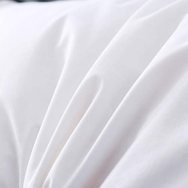 ANALIN 2 Pack Goose Feather Down Pillows, 100% Cotton Shell, Non-allergenic & Anti dust mite, Soft Hotel Quality Pillows (15% Goose Down)