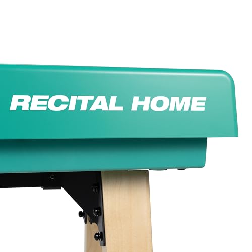 Alesis Recital Home Digital Piano with 88 Hammer Action Weighted Keys, Stand, Pedals and Lessons, Turquoise