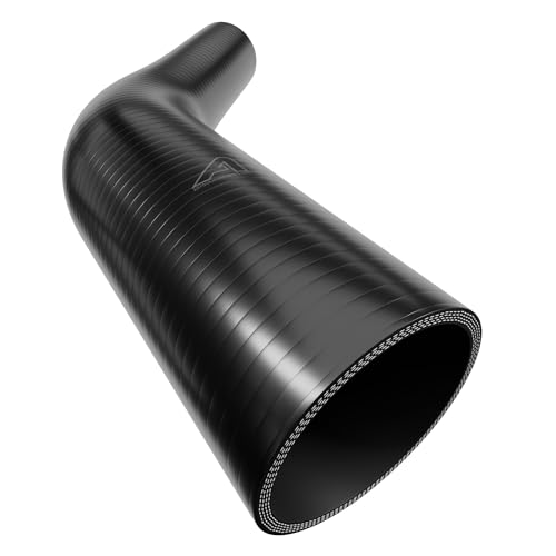 57mm Internal Diameter Black 90 Degree Silicone Elbow Hose