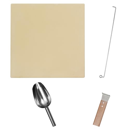 George Foreman Outdoor 12 Inch Wood Pellet Portable Wood Fired Pizza Oven Stainless Steel with Paddle and Carry Bag, BBQ Oven & Smoker, Foldable Legs GFWPPO1SSPC