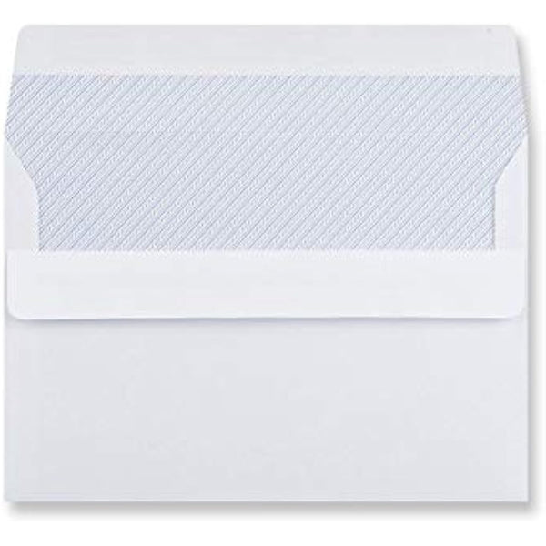 EPOSGEAR® A6/C6 Plain White Self Seal Wallet Envelopes 162mm x 114mm 90gsm (Pack of 200 Envelopes)