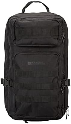 Mountain Warehouse Legion 35L Backpack - Rain Cover Hiking Rucksack, Whistle Camping Daypack