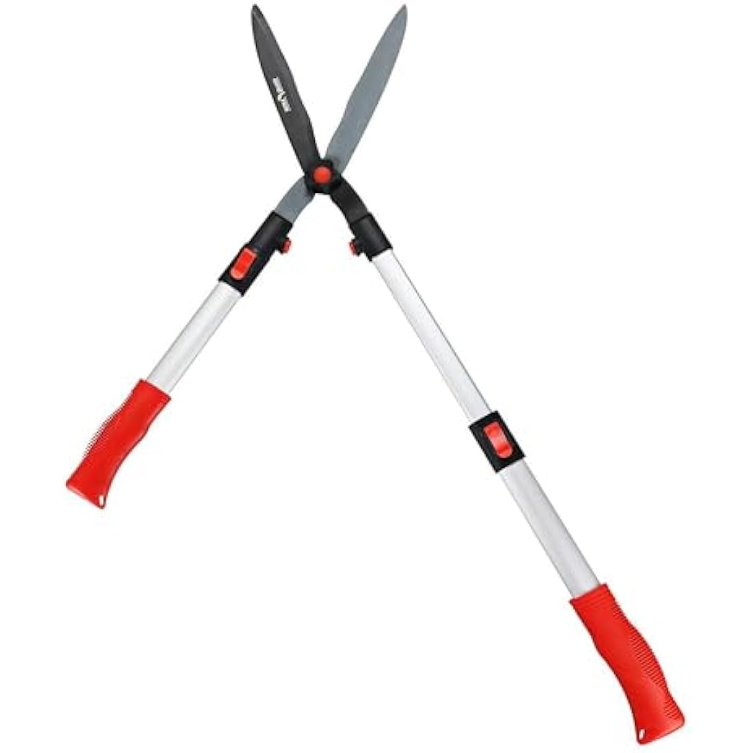 FLORA GUARD Telescopic Hedge Shear, Extendable Handles Adjust to Exact Length Required 67cm to 88cm, Super Lightweight Approx 1kg, Garden Shears with Aluminum Handle, Ideal for Trim Hedges and Bushes