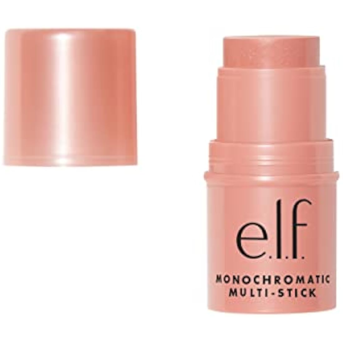 e.l.f. Monochromatic Multi Stick, Luxuriously Creamy & Blendable Colour, For Eyes, Lips & Cheeks, Glistening Peach, 0.17 Oz (4.4g)