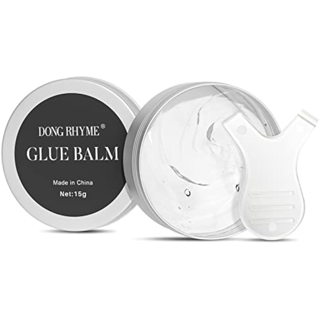 Glue Balm for Lash Lift, DONG RHYME Lash Lift Adhesive Strong Lash Permimg Glue Balm Fast Drying Eyelash Glue for Lash and Eyebrow Lift, not for False Lashes - 15g