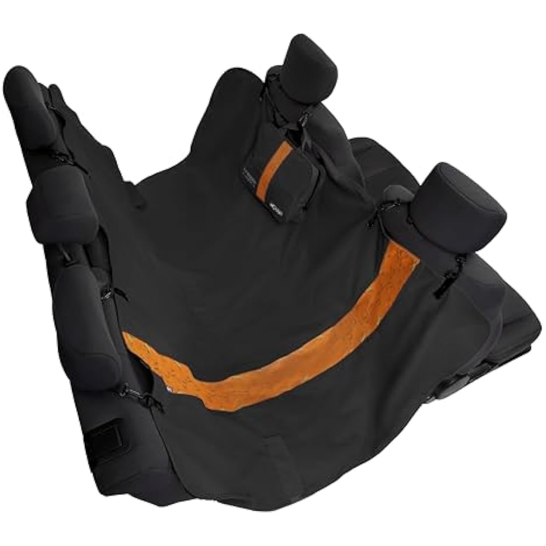 Kurgo Wander Hammock Cover, Dog Car Seat Protector, Durable Scratch-Resistant Material, Waterproof, Charcoal Grey