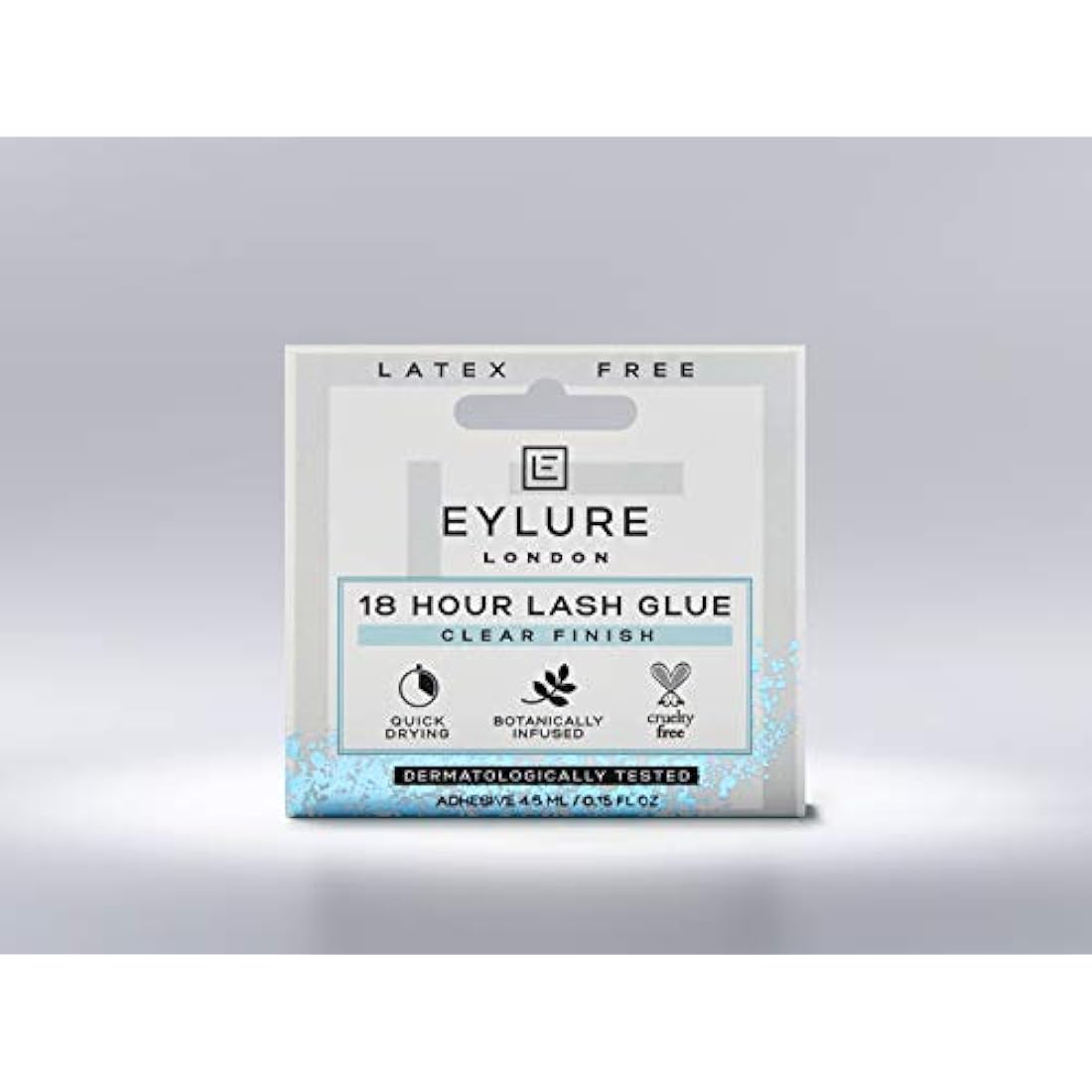 Eylure 6003013 18 Hour Lash Glue,Latex Free, CLEAR, 4.5 ml (Pack of 1)