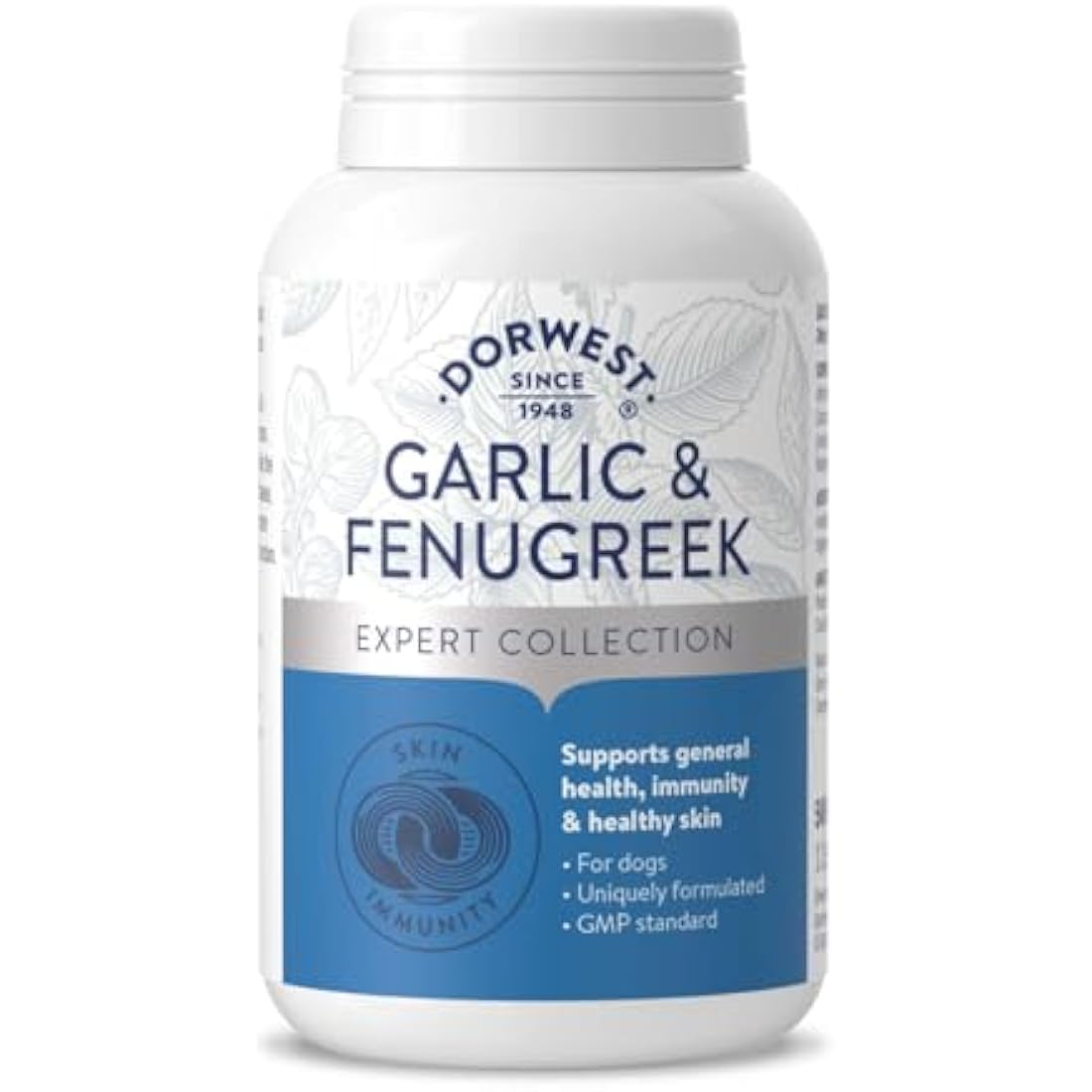 DORWEST HERBS Garlic and Fenugreek Tablets for Dogs 500 Tablets