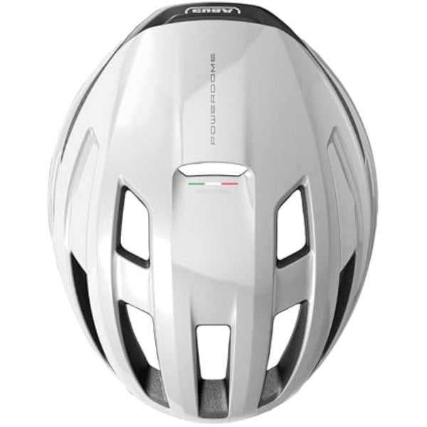 ABUS PowerDome road bike helmet - lightweight bike helmet with clever ventilation system and aerodynamic profile - Made in Italy - for men and women