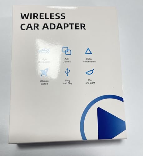 TKHIN CarPlay Wireless for iPhone - Car Play Wireless Dongle for Factory Wired CarPlay to Wireless 5GHz WiFi Car Connection for Cars After 2016 (Only for iPhone)