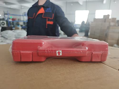 LLNDEI 1/4-Inch Drive Impact Socket Set, 52 PCS Mechanic Tool Set with Ratchet & Adapter, CR-V, Metric and Standard Full Sockets with Storage Tool Kit for Household & Automotive Repair & DIY Project