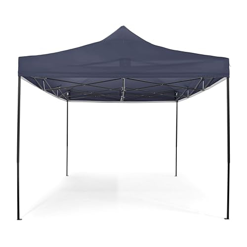 All Seasons Gazebos 3x4.5 Fully Waterproof Pop up Gazebo With Accessories - Metallic Grey